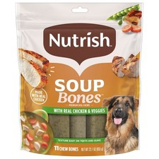 Ray Nutrish Soup Bones Real Chicken And Veggies Dog Treats - 23.1oz/11ct