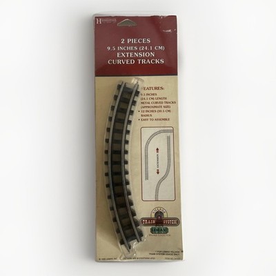 Lemax Village Train System Curved Extension Tracks 2-Pc #84262 New Sealed 1998