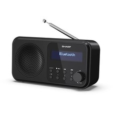 SHARP DR-P420(BK) - RADIO DIGITALE PORTATILE - DAB/DAB+ - LCD MONOCROMATICO - BL
