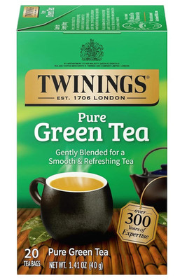 Twinings Pure Green Tea Bags - 20 count