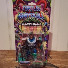 MOTU Turtles of Grayskull Clamp Champ Action Figure w Comic Book 2024