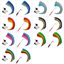 1Pc Silk Veil with Poi Ball Belly Dance Poi Streamer Throw Ball in Haka Dance