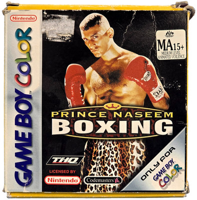 Prince Naseem Boxing Gameboy Color *Complete* Boxed