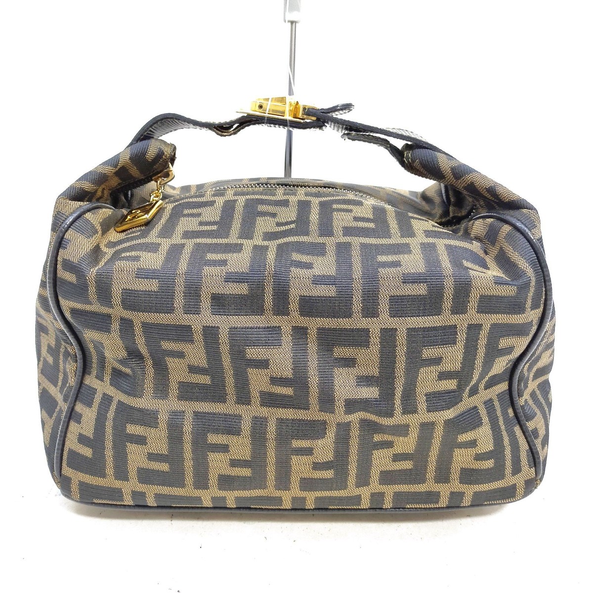 FENDIバッグ Fendi Zucca Mini Mamma Baguette in Black – Thirteen Crosby