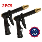 2X High Pressure Water Gun - 360° Rotating Nozzle, American Thread for Car Patio