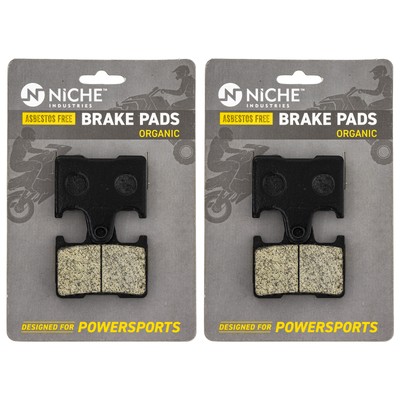 NICHE Brake Pad Set for Yamaha RX1 RS Vector ER LTX Venture Rear Organic 2 Pack