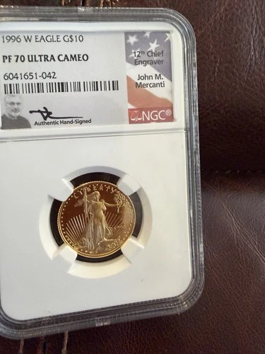 1996 Gold Eagle Pf 70 Ultra Cameo Ngc