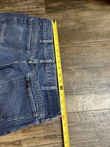 Vintage Lee Riders Dark Wash Denim 70s Size 36 X 32 In Amazing Condition - Picture 10 of 13