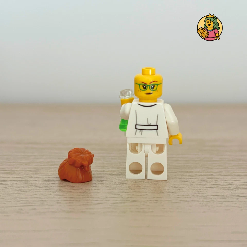 Lego Minifig Minifigure Custom La Médecin Scientifique pièce authentique NEUF - Immagine 4 di 4