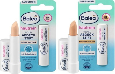 Balea Hautrein Pickel Farbe 10+20 Abdeckstift je 1 Stk