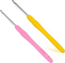 3.0Mm and 3.5Mm Ergonomic Crochet Hook, Crochet Needles, Ergonomic Handle Croche