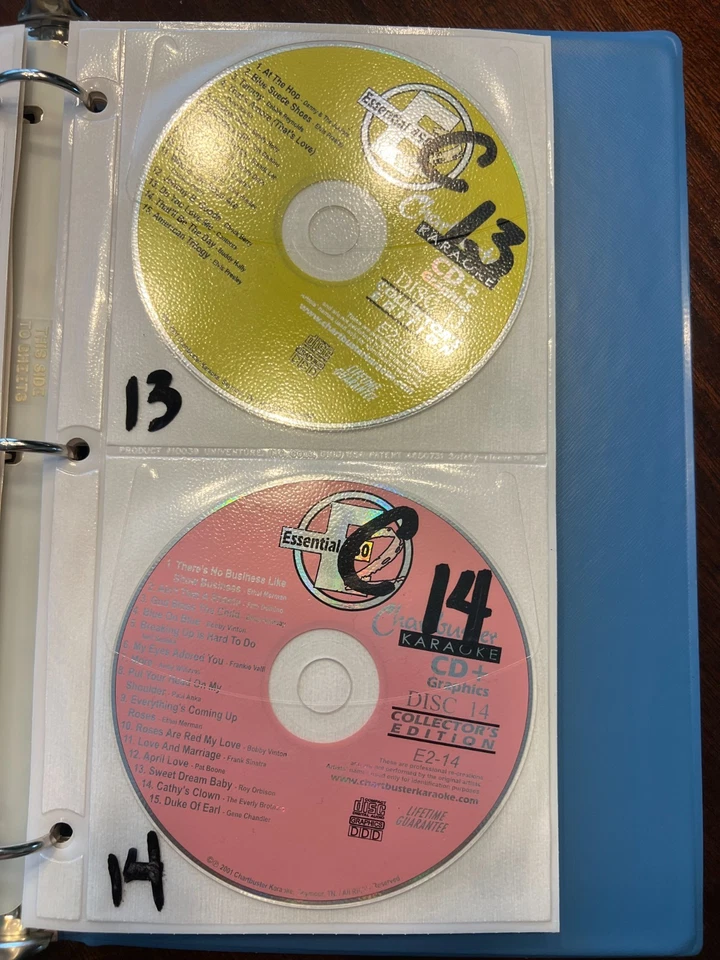 Chartbuster Karaoke Essentials 30 Disc SET 450 Songs On CD+G Top Quality - Image 4 of 4
