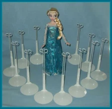 12 White Kaiser 2201 Display STANDS fit 11.5 & 12 inch DISNEY PRINCESS DOLLS