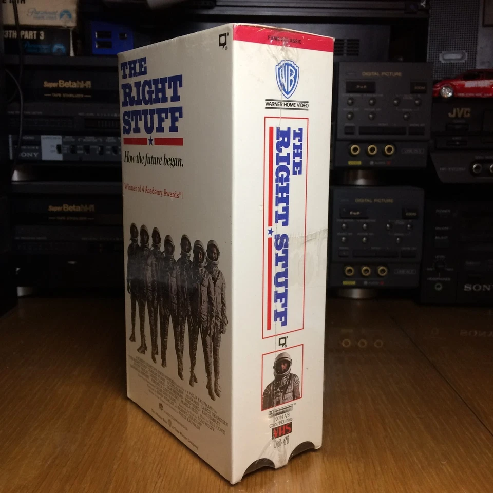 The Right Stuff (1983) (VHS, 1992, 2-Tape Set) Factory Sealed Warner Watermarks - Image 3 of 4