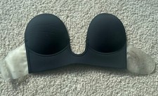 Women Low Back Bra Wire Lifting Deep U Shaped Plunge Backless Bra Push Up Bra