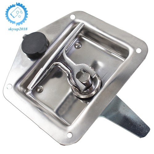 4x Stainless Steel Folding T Handle Lock Latch for Truck Trailer Caravan Toolbox - Picture 18 of 18