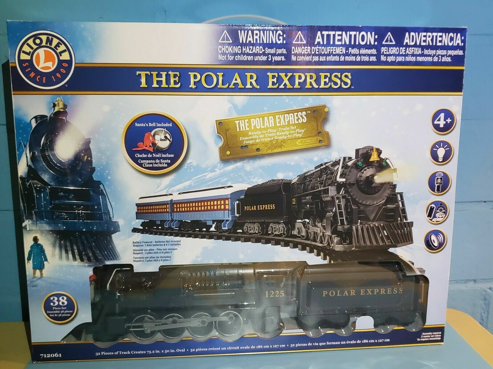 christmas train set polar express