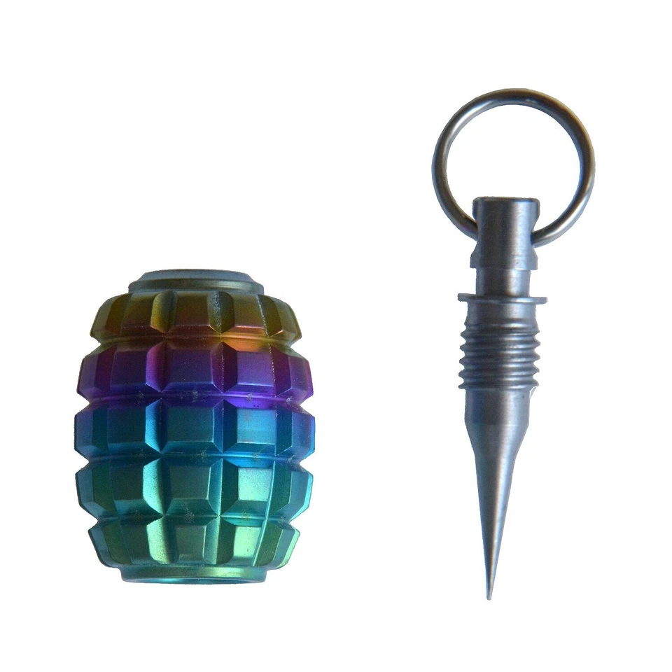 Titan Alloy Bead Paracord EDC Accessorie Knife Lanyard Zipper Pull Colourful - Image 4 of 4