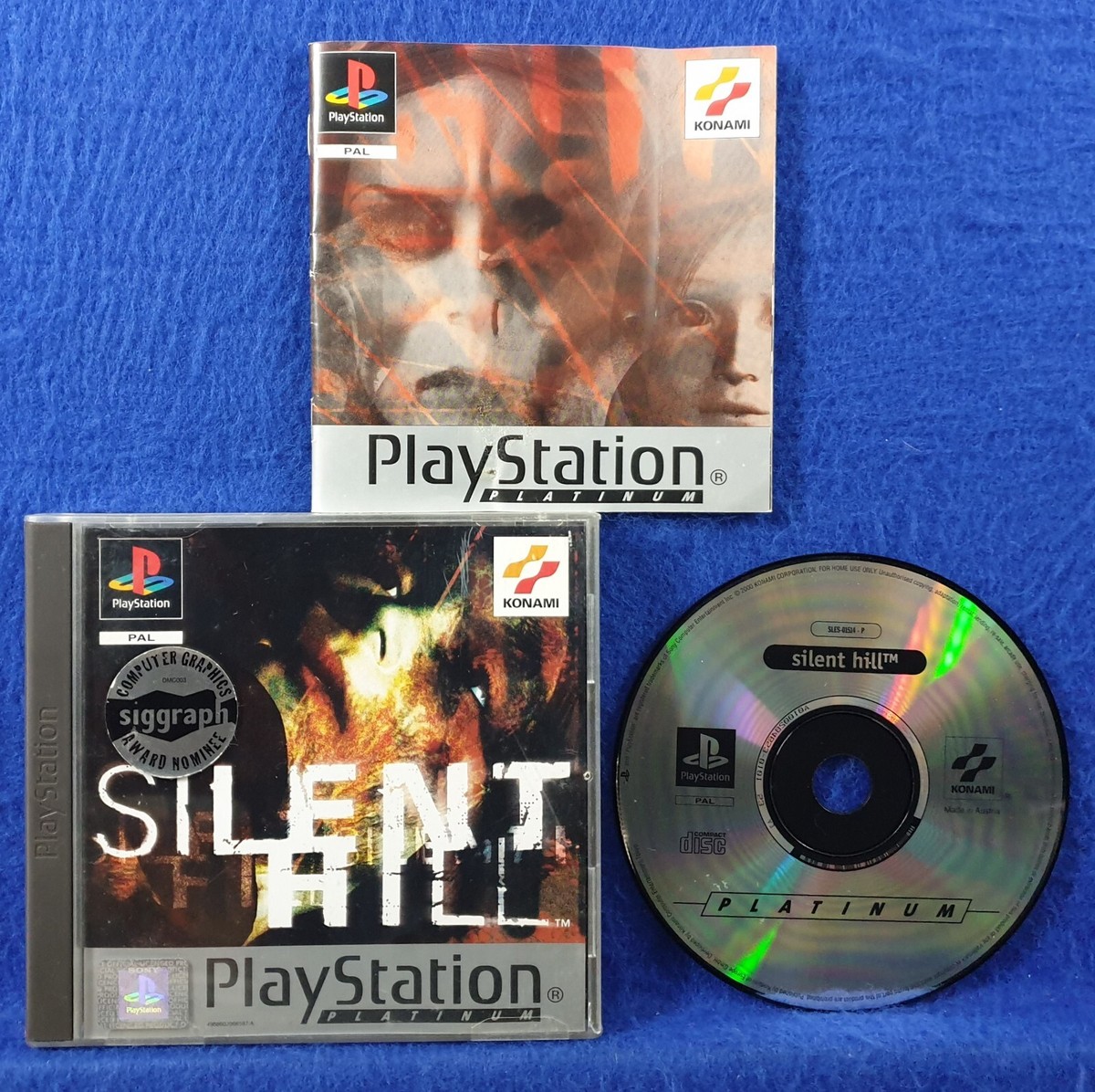 ps1 SILENT HILL Platinum Game Boxed COMPLETE PAL Playstation ps2 ps3