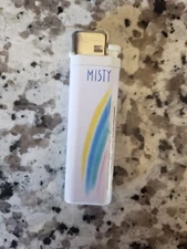 Misty Slims Cigarettes White Disposable Lighter
