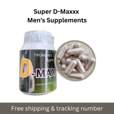 Super D-Maxxx Men's Supplements Enhance Trumanix Capsule for Men