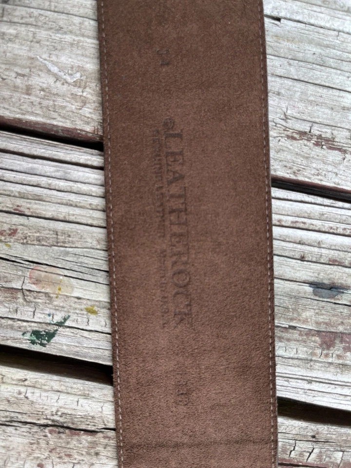 "Cinturón de cuero Kate Spade negro blanco borla cuentas nuevo con etiquetas en el bucle 33-35"" grande" Foto 3 de 3