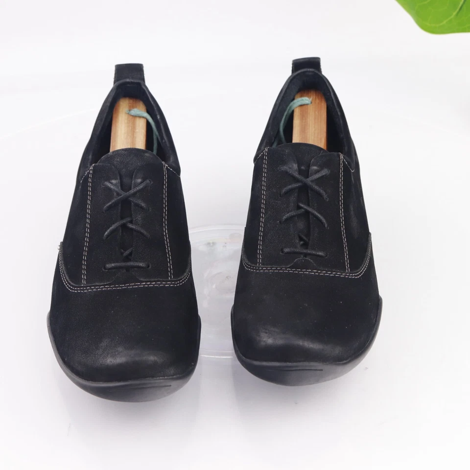 Taos Women's Gateway Oxford Size 9.5 Casual Shoe Sneaker Black Nubuck Comfy - Изображение 4 из 4