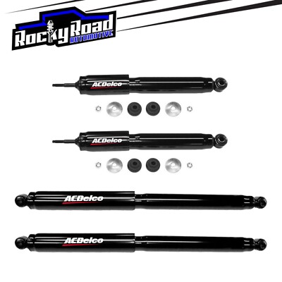 ACDelco Front & Rear Shocks (4) for 2001-2010 Silverado Sierra 2500HD 3500HD