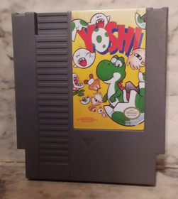 3 Vntg Nintendo NES Games w/ 2 Manuals - YOSHI, DR. MARIO & OPEN GOLF - Tested