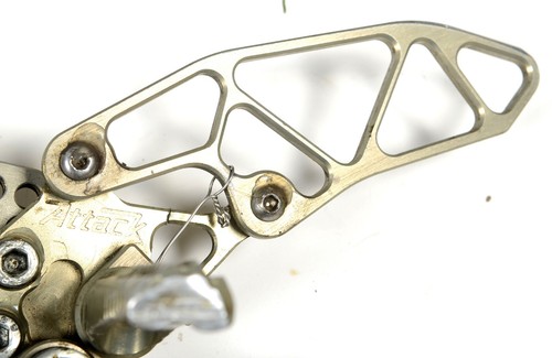 KAWASAKI - NINJA ZX10R - TITANIUM ATTACK REAR SETS - 2006 / 2007 - 801R171A - Picture 5 of 10