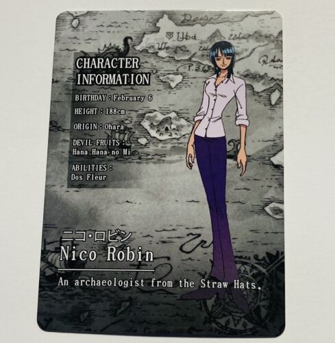Nico Robin - One Piece Trading Card Skypiea R 048 OP KDAI01 Rare Tc5 - Picture 2 of 2