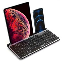 Wireless Keyboard Multi-Device, Switch to 3 Devices For Cellphone, Tablet, PC.