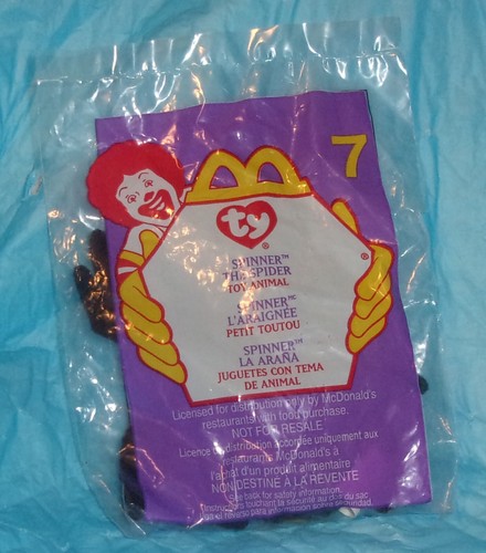 Spinnner the Spider McDonalds Ty Beanie Baby Neu in OVP - Bild 2 von 3