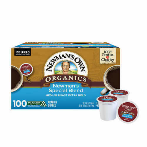 Newman's Own Organics Special Blend Coffee KCup Pods 100 count Medium