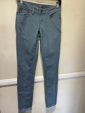 Prana Women's Jeans Slate Blue Skinny Low Rise, 30.5" Inseam - Women's Size 0/25