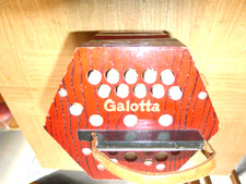 Galotta Anglo Typ 20+1 Knopf 6 Zoll Ziehhharmonika...5-fach...deutsch..sehr guter Zustand.