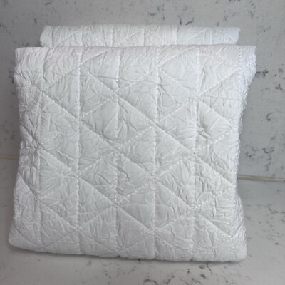 LEVTEX  HOME Rowan Set 2 Euro Shams White 26X26 in