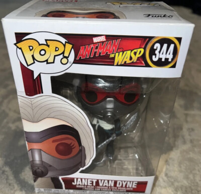 new Funko Pop! Marvel Ant Man & The Wasp Janet Van Dyne #344 box
