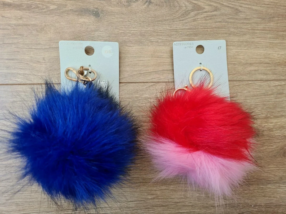 Accessorize pom pom keyring clearance