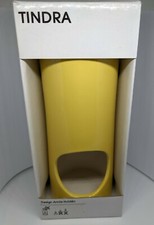 IKEA Tindra Oil Burner Tea Light Candle Holder Stylish Simple Yellow Ceramic