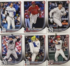 2025 BOWMAN BASEBALL - Vets & Rookies - Paper #1-100 - Complete Your Set