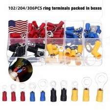 102/306PCS Insulated Electrical Wire Splice Terminal Spade/Crimp/Ring Connector