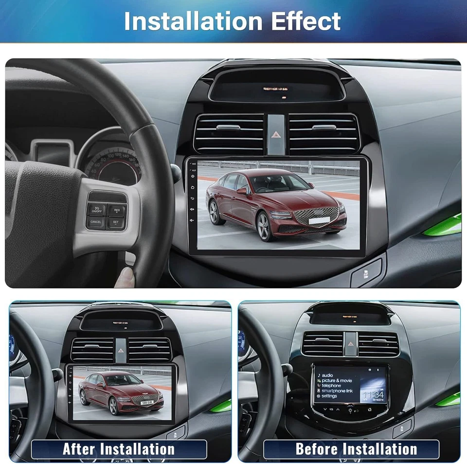 Android 13 Car Stereo Radio CaPlay For Chevrolet Spark 2014 2013-2015 - Изображение 3 из 4