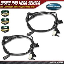 2x Rear Side Disc Brake Pad Wear Sensor for Land Rover Range Rover Evoque 16-19