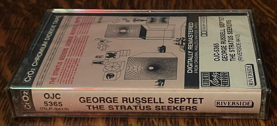 SEALED~ CASSETTE TAPE~ GEORGE RUSSELL SEPTET~1 962/1990'S~ THE STRATUS SEEKERS Foto 2 de 4