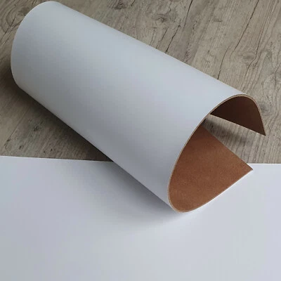 MARKENLOS Piel de vacuno blanca 2,2 mm de grosor formato A3 pieza de cuero auténtico Leather 150