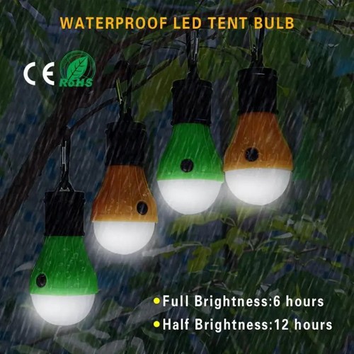 Mini Portable LED Lamp Camping Lantern Outdoor Light Waterproof Bulb - Picture 18 of 25