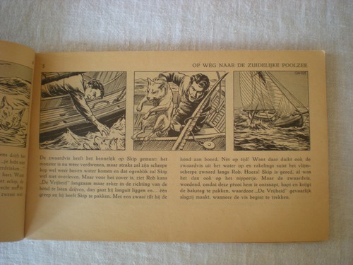 Rare Comic Book: De avonturen van het zeilschip "De Vrijheid" Het pinguinland va - Picture 3 of 3