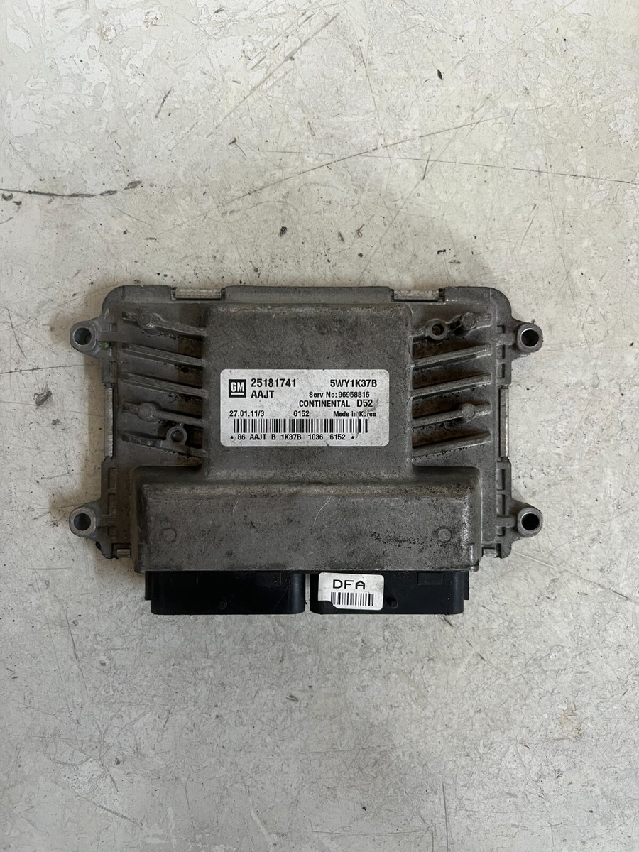 Hương popi ENGINE CONTROL MODULE ECU 5WY1K37B, 25181741 FITS GM