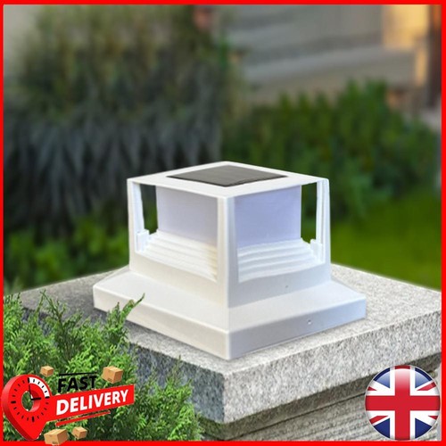 Solar Post Lights Waterproof Deck Post Cap Lights Patio Fence Gate Street Lamps